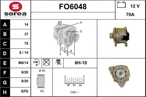 Sera FO6048 - Ģenerators autodraugiem.lv