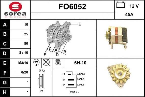 Sera FO6052 - Ģenerators autodraugiem.lv