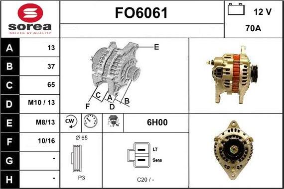 Sera FO6061 - Ģenerators autodraugiem.lv