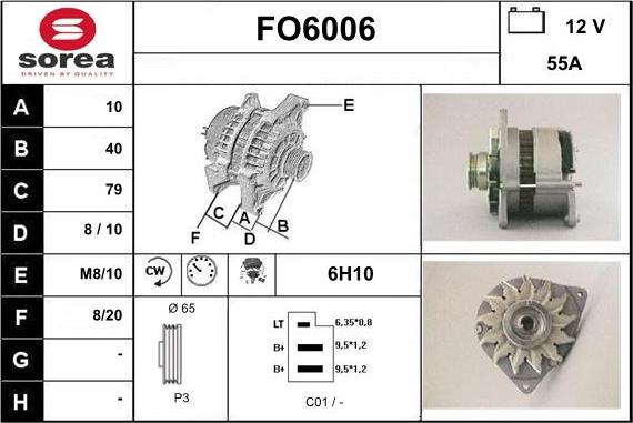 Sera FO6006 - Ģenerators autodraugiem.lv