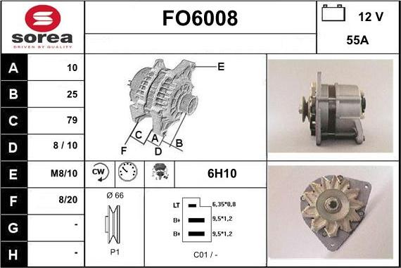 Sera FO6008 - Ģenerators autodraugiem.lv