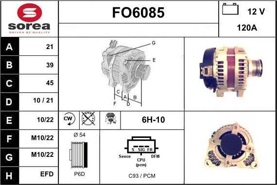 Sera FO6085 - Ģenerators autodraugiem.lv