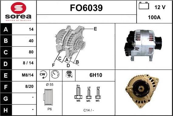 Sera FO6039 - Ģenerators autodraugiem.lv