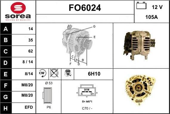 Sera FO6024 - Ģenerators autodraugiem.lv