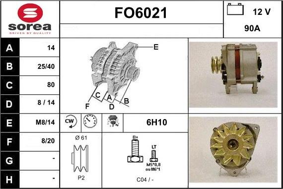Sera FO6021 - Ģenerators autodraugiem.lv