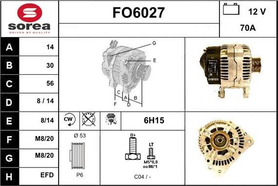 Sera FO6027 - Ģenerators autodraugiem.lv