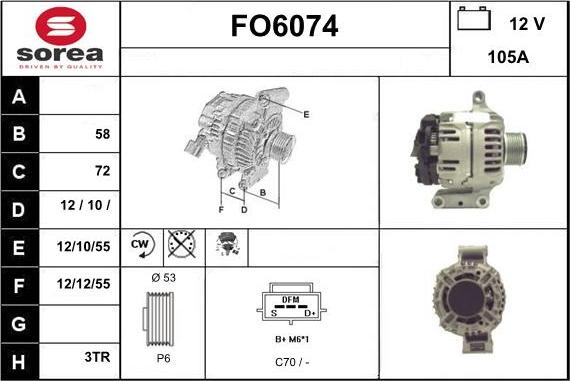 Sera FO6074 - Ģenerators autodraugiem.lv