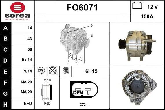 Sera FO6071 - Ģenerators autodraugiem.lv