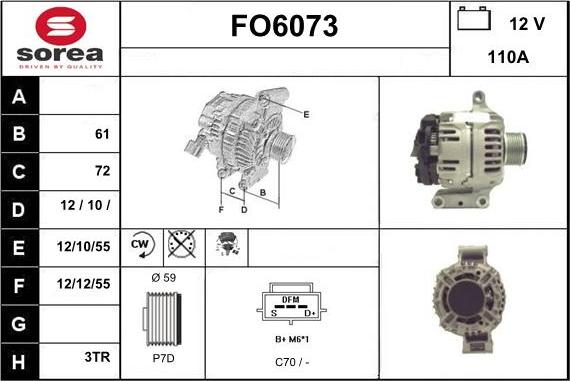 Sera FO6073 - Ģenerators autodraugiem.lv