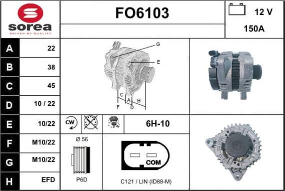Sera FO6103 - Ģenerators autodraugiem.lv