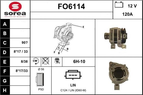 Sera FO6114 - Ģenerators autodraugiem.lv