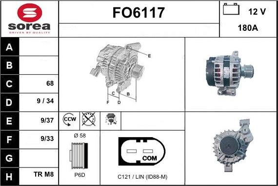 Sera FO6117 - Ģenerators autodraugiem.lv