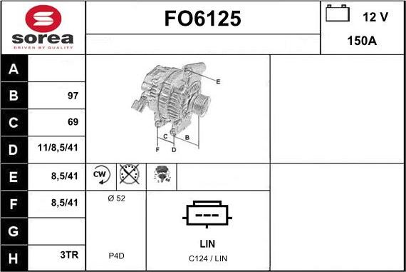 Sera FO6125 - Ģenerators autodraugiem.lv