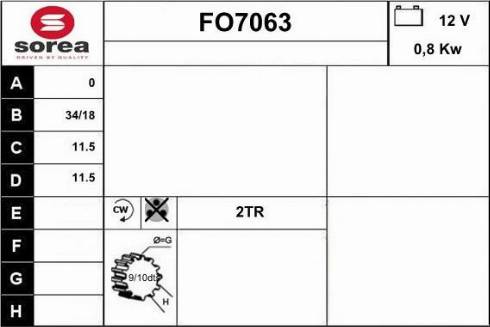 Sera FO7063 - Starteris autodraugiem.lv