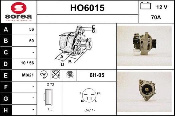 Sera HO6015 - Ģenerators autodraugiem.lv