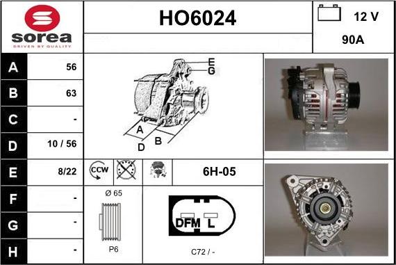 Sera HO6024 - Ģenerators autodraugiem.lv
