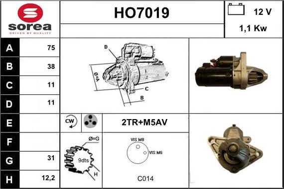 Sera HO7019 - Starteris autodraugiem.lv