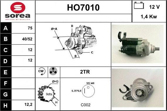 Sera HO7010 - Starteris autodraugiem.lv