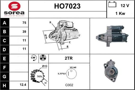 Sera HO7023 - Starteris autodraugiem.lv