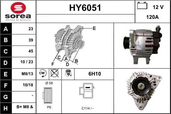 Sera HY6051 - Ģenerators autodraugiem.lv