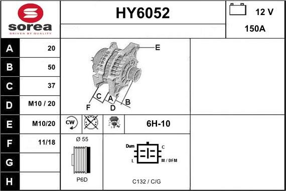 Sera HY6052 - Ģenerators autodraugiem.lv