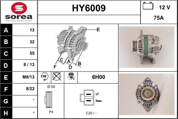 Sera HY6009 - Ģenerators autodraugiem.lv