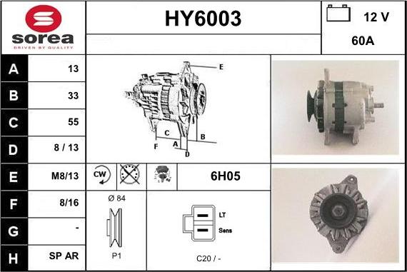 Sera HY6003 - Ģenerators autodraugiem.lv