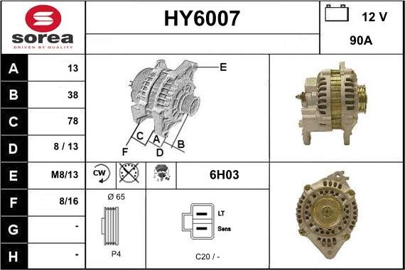 Sera HY6007 - Ģenerators autodraugiem.lv