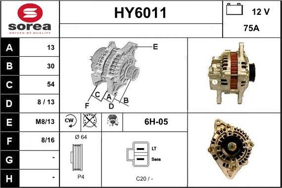 Sera HY6011 - Ģenerators autodraugiem.lv