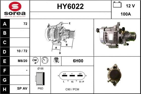 Sera HY6022 - Ģenerators autodraugiem.lv