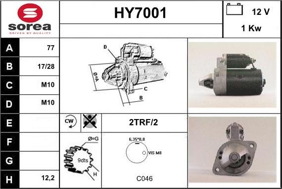 Sera HY7001 - Starteris autodraugiem.lv