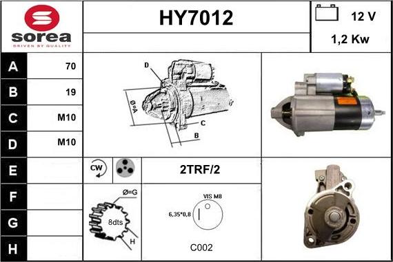 Sera HY7012 - Starteris autodraugiem.lv