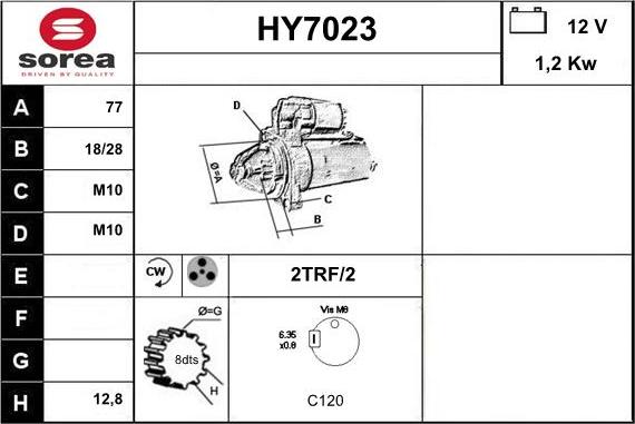 Sera HY7023 - Starteris autodraugiem.lv