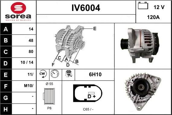 Sera IV6004 - Ģenerators autodraugiem.lv