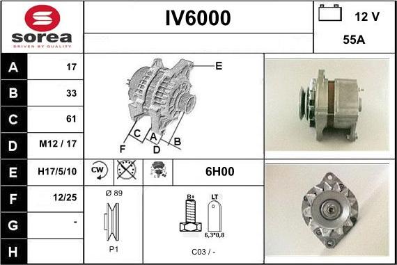 Sera IV6000 - Ģenerators autodraugiem.lv