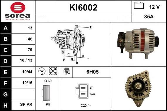 Sera KI6002 - Ģenerators autodraugiem.lv