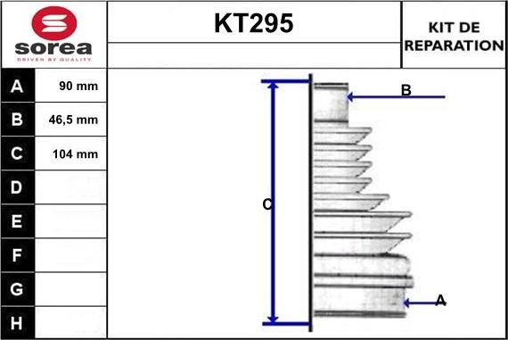 Sera KT295 - Putekļusargs, Piedziņas vārpsta autodraugiem.lv