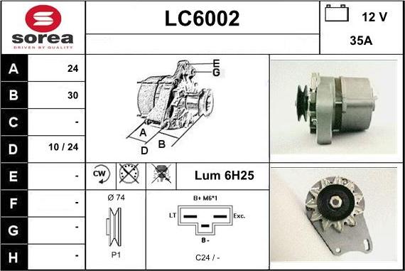 Sera LC6002 - Ģenerators autodraugiem.lv