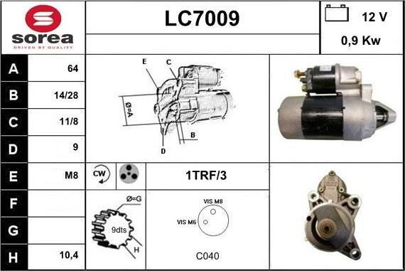 Sera LC7009 - Starteris autodraugiem.lv