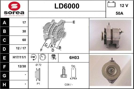 Sera LD6000 - Ģenerators autodraugiem.lv