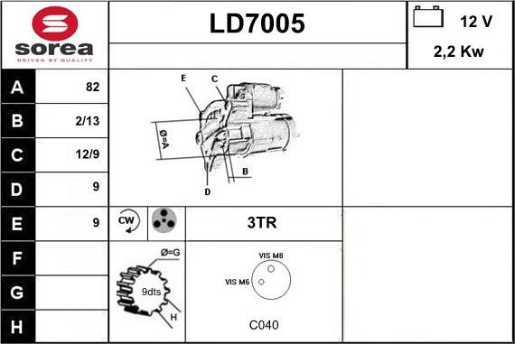 Sera LD7005 - Starteris autodraugiem.lv