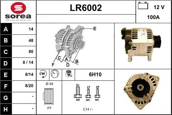 Sera LR6002 - Ģenerators autodraugiem.lv