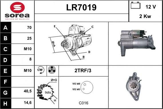 Sera LR7019 - Starteris autodraugiem.lv