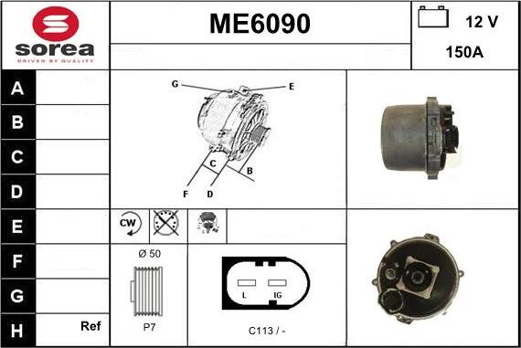Sera ME6090 - Ģenerators autodraugiem.lv