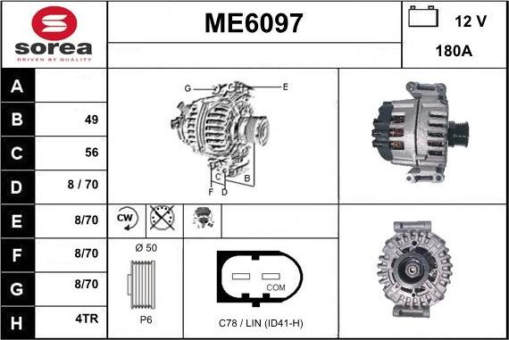 Sera ME6097 - Ģenerators autodraugiem.lv