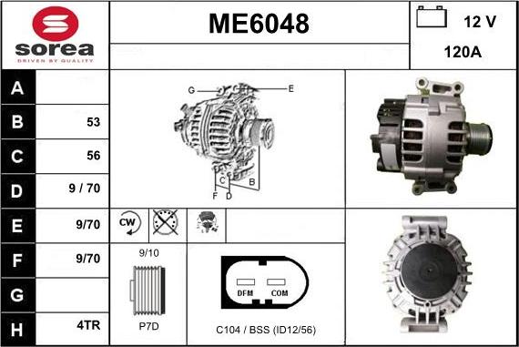 Sera ME6048 - Ģenerators autodraugiem.lv