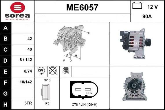 Sera ME6057 - Ģenerators autodraugiem.lv