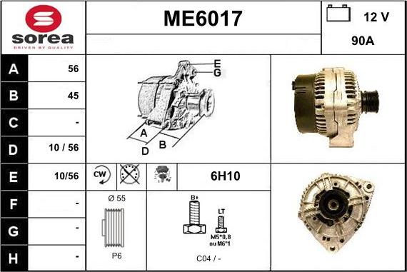 Sera ME6017 - Ģenerators autodraugiem.lv