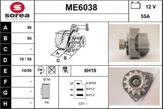 Sera ME6038 - Ģenerators autodraugiem.lv