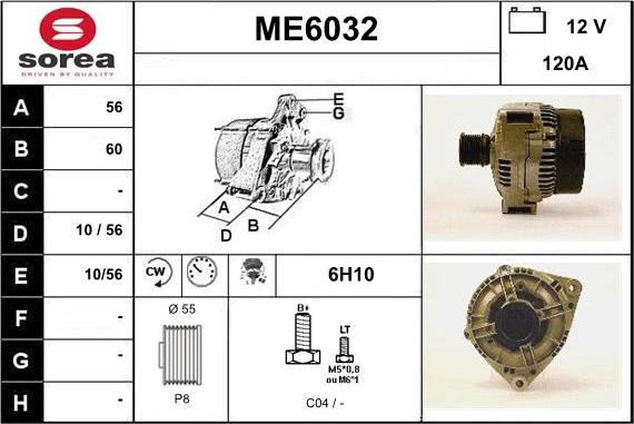 Sera ME6032 - Ģenerators autodraugiem.lv